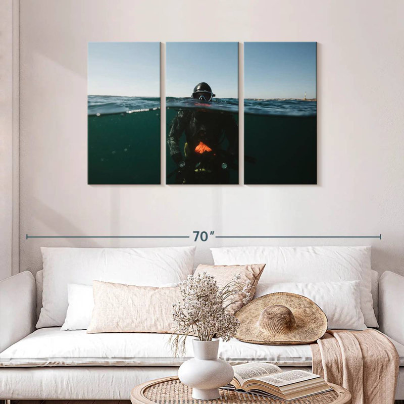 Sea Diver, 28" H x 45" W
