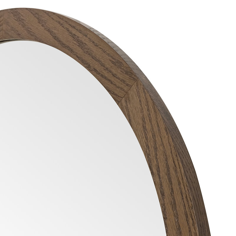 Miroir ARIEL, L 24 po x P 0,8 po x H 24 po, Chêne brun
