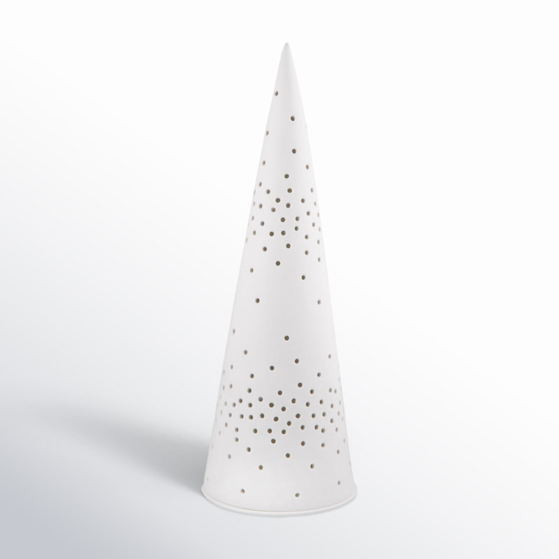 Light Forest LED Lit Porcelain Trees, 12.60" H x 4.30" W x 4.30" D