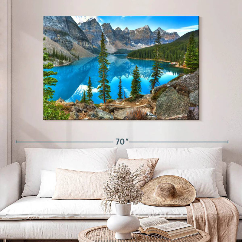 Alvord Moraine In Banff, 34" H x 51" W