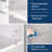 Garage Core 2 Shallow Tall Cabinets,Base Cabinets, Doors, And Top In White