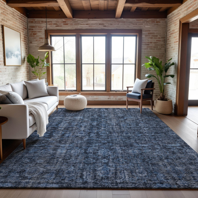 Premium Machine Washable Ducote AMF1145 Damask Rug, Rectangle 2'6" x 3'10"