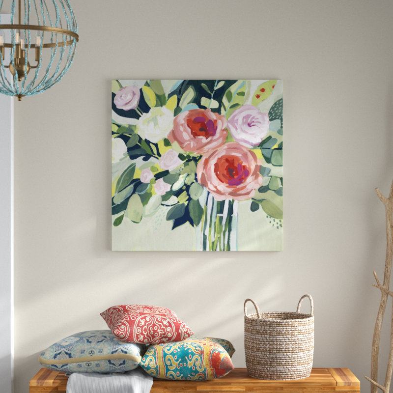 Let The Light In I by Victoria Borges - Wrapped Canvas Painting, 91cm H x 91cm W  