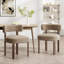 Chaise d'appoint rembourrée en bois massif-1013214867