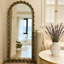 Demi-cercle en MDF pleine longueur et miroirs muraux-1813179893