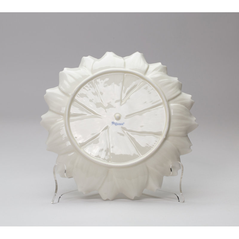 Ensemble de 2 assiettes en porcelaine