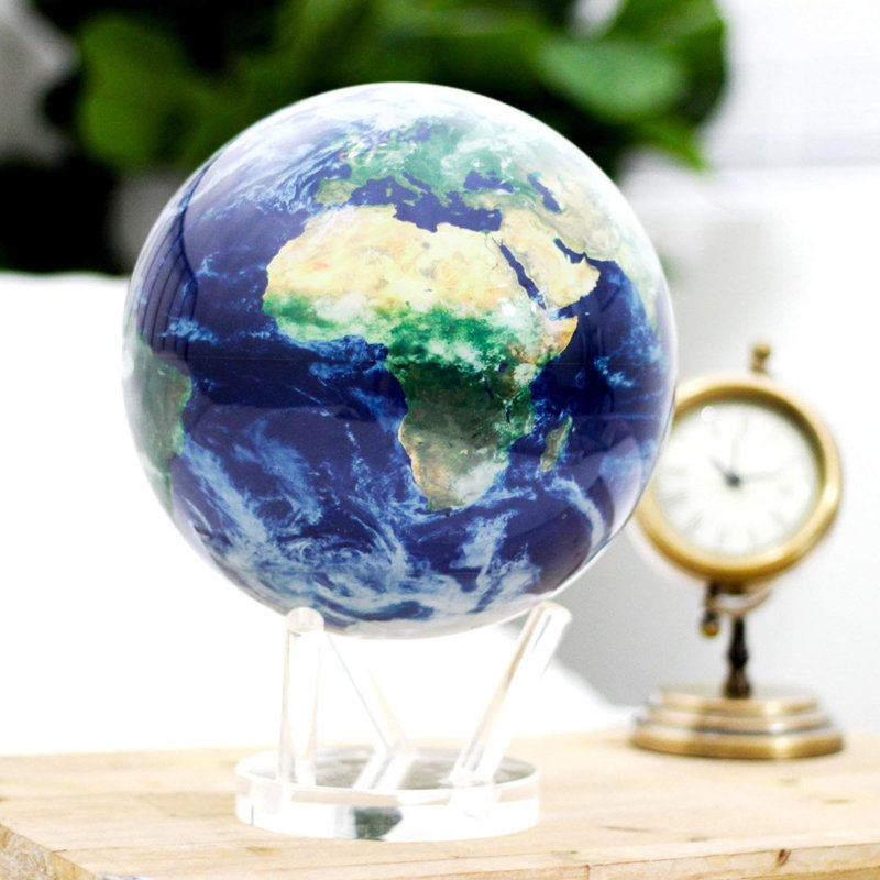 Globe Earth With Clouds 6