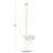 Anairis 8 - Light Iron LED Tiered Chandelier