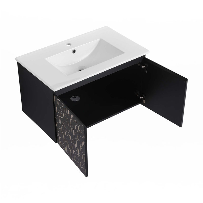 Meuble-lavabo flottant mural