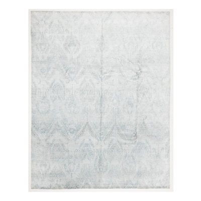 Handmade Cotton and Silk Oriental Area Rug
