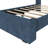 Solid Wood Upholstered Panel Bed with Rectangular Headboard-1390967929-1390967930