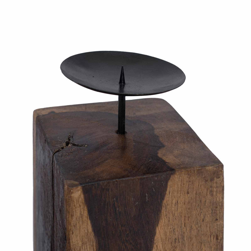 Solid Wood Candlestick