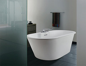 New Yorker 10 Freestanding Soaker Tub, White