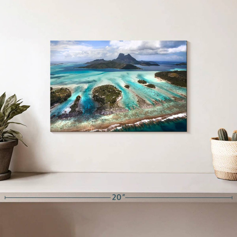 Gillard Bora Bora Lagoon, H 8 po x l 12 po