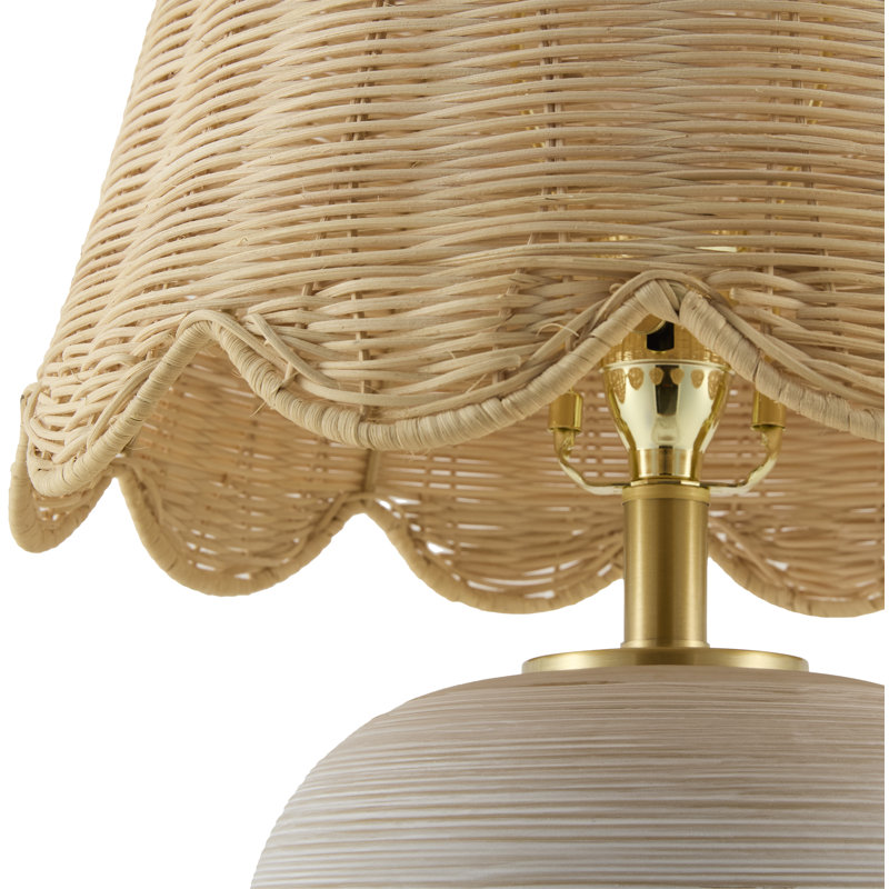 Caliah Table Lamp, Cream