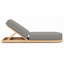 Muse Outdoor Teak Chaise Lounge-1685302912