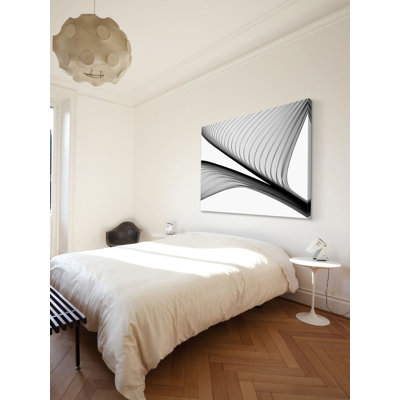 " Abstract Black And White 21-37-04 " by Irena Orlov