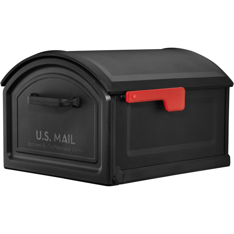 Plastic Post Mount Mailbox Compatibility Capacity