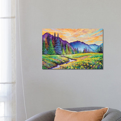«Mountain Sunrise» par Kimberly Adams - reproduction d'art