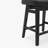 24" Solid Wood Saddle Bar Stools Ideal for Kitchen Island and Counter-1884547304