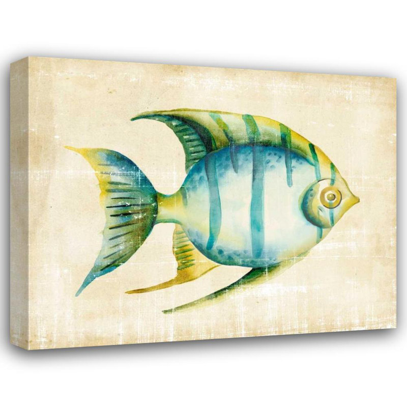 Reproduction d'art sur toile tendue à la plage Beachcrest Home ™, Zarris, Chariklia, H 36 po x l 44 po
