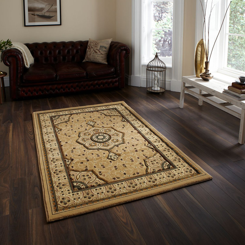 Brandonville Beige Rug, Rectangle 160cm x 230cm