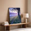 Reproduction d'art sur toile, "Un matin serein, scène avec un grand arbre avec art mural"-673065270