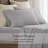 Premium Grey Sateen Sheets And Sheet Sets, 100% Egyptian Cotton, Modern Tailored Style