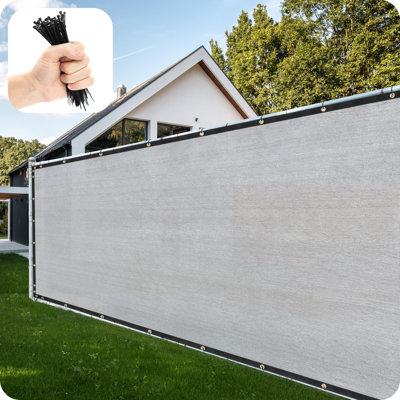 Royal Shade 8' H Fence Privacy Screen Windscreen Cover Netting Mesh Fabric Cloth