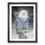Snowy Owl on a Perch - Picture Frame Graphic Art Print-55725822-55725826
