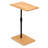 Bamboo Couch Tray Table Height Adjustable C-Shaped End Table