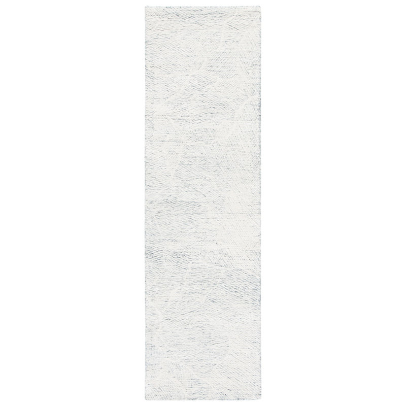 Metro Hand Tufted Indian Wool And Cotton With Latex Abstract Rug, Runner 2'3" x 6'
