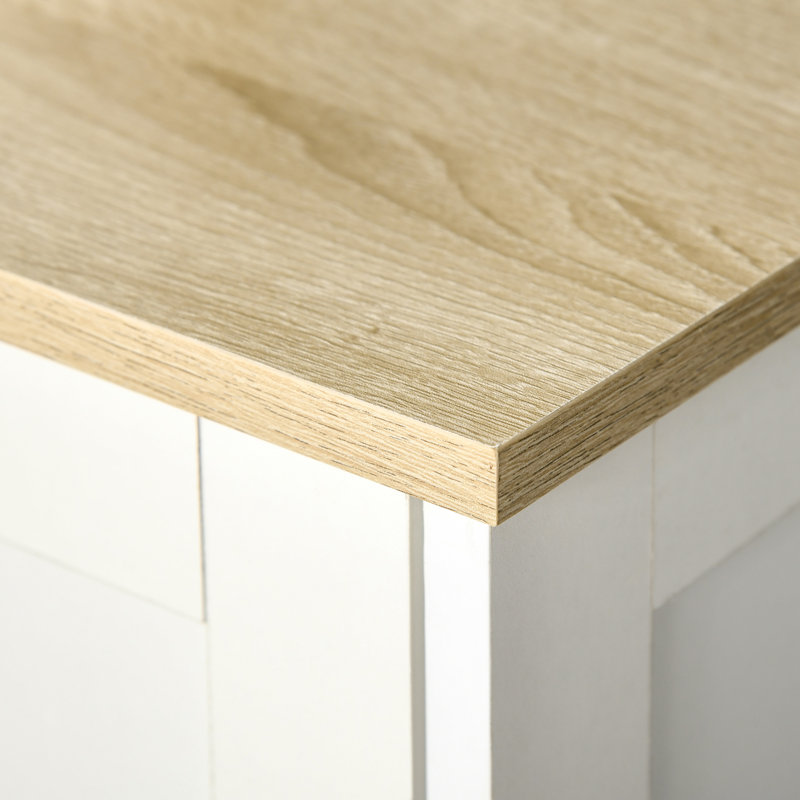 Armoire de rangement à 2 tablettes Cosgrove, Blanc