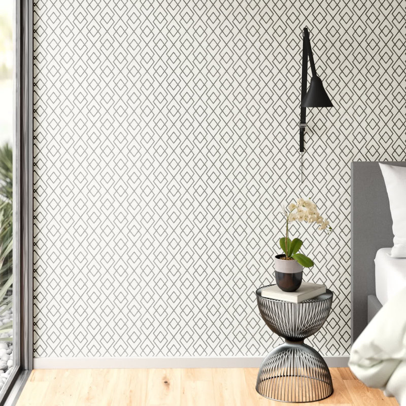 Basso Geometric Roll, Cream