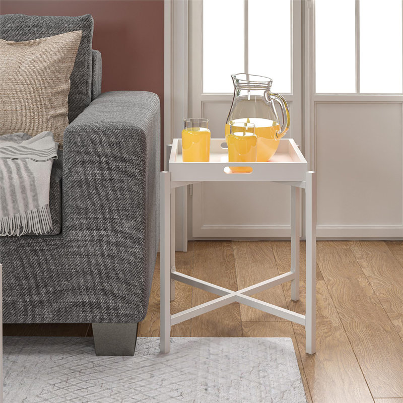 Maurquise Tray Top End Table