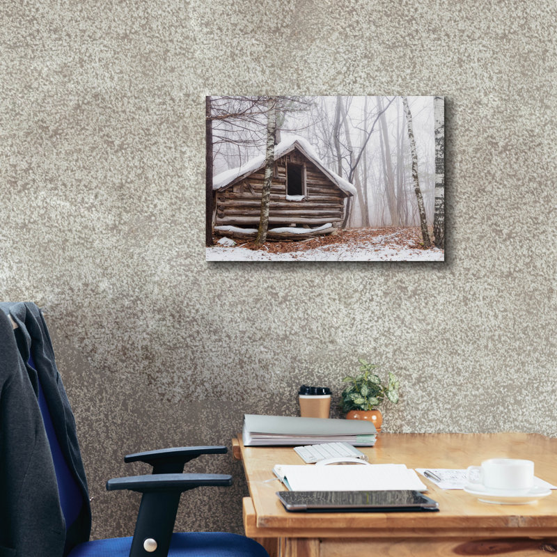 Epic Graffiti 'Cabin In The Woods'  by Decent Exposures Canvas Wall Art, 26" x 18", 18" H x 26" W