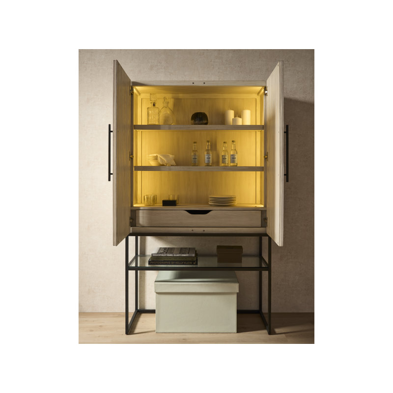 Dwell Bar Cabinet, Ivory