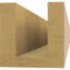 Block Block Woodgrain TimberThane Raider Tail, apprêté brun clair-88143476