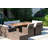 Melody Wicker/Rattan 9 - Person Seating Group With Cushions
