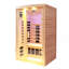 Two-Person Hemlock Far-Infrared Heating Sauna With Reading Lights + Coloured Lights + Bluetooth + External Lights