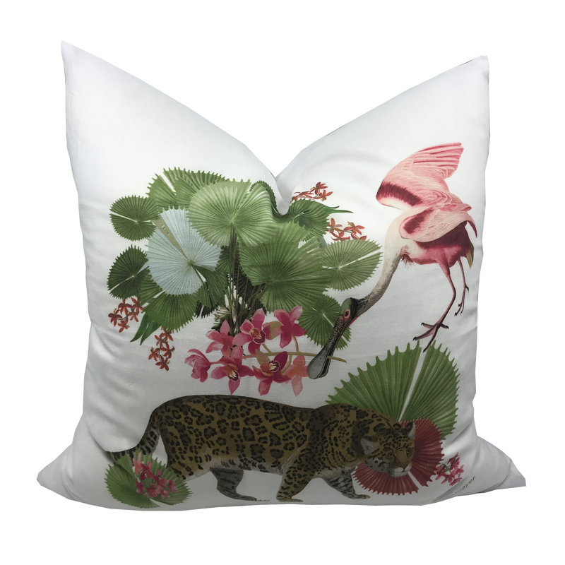 Leopard Square Pillow Cover & Insert