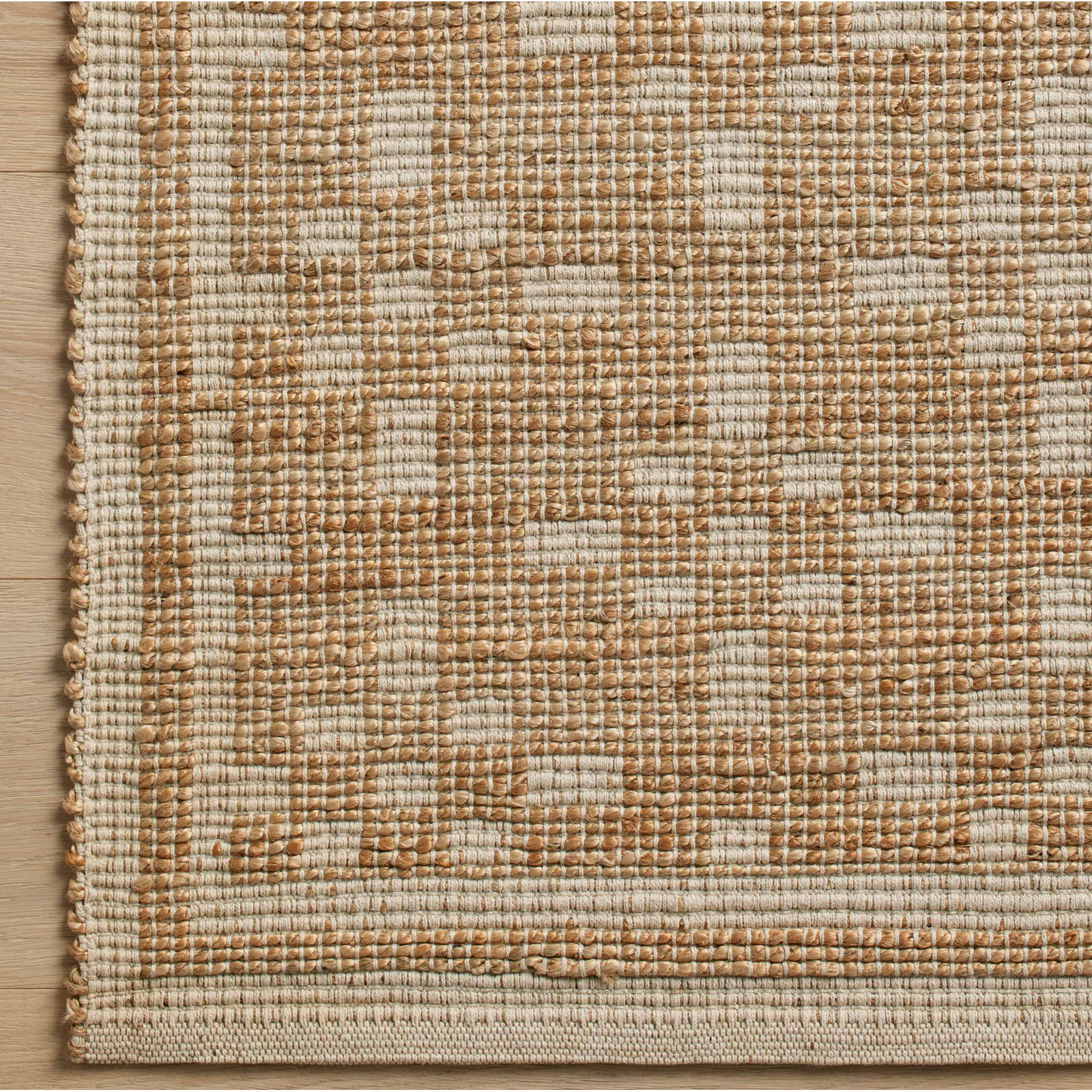 Chris Loves Julia x Loloi Judy Natural Ivory Rug, Runner 2'6" x 7'6"