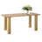 7-Piece Rectangular Solid Wood Dining Set with 6 Linen Chairs-1287181881
