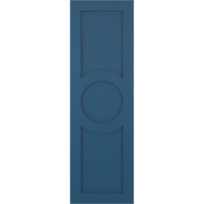 Volets en PVC True Fit, Bleu séjour, 12", 68"