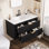 Ensemble de meuble-lavabo simple 24 po avec lavabo en céramique