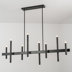 Trivon 8 - Light Dimmable Linear Kitchen Island Chandelier