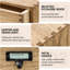 Solid Wood Desk Organiser
