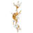 Fredrick Ramond Azalea Three-Light Wall Sconce w/ Glass Blossoms