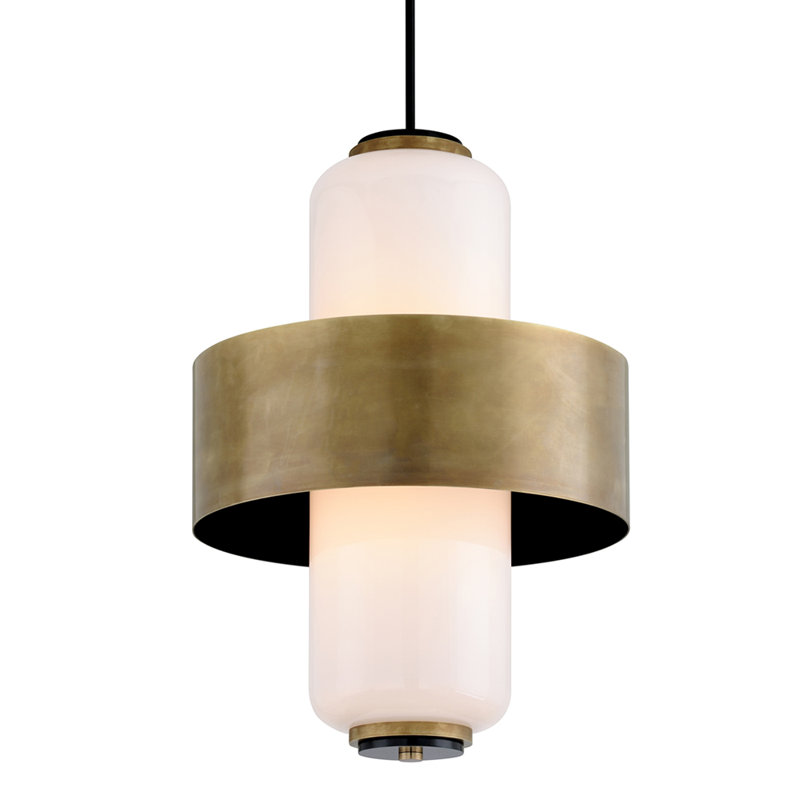 Lustre géométrique 6 lumières ombrées Melrose