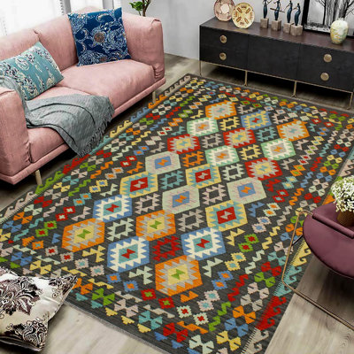 Kemonie Wool Geometric Rug